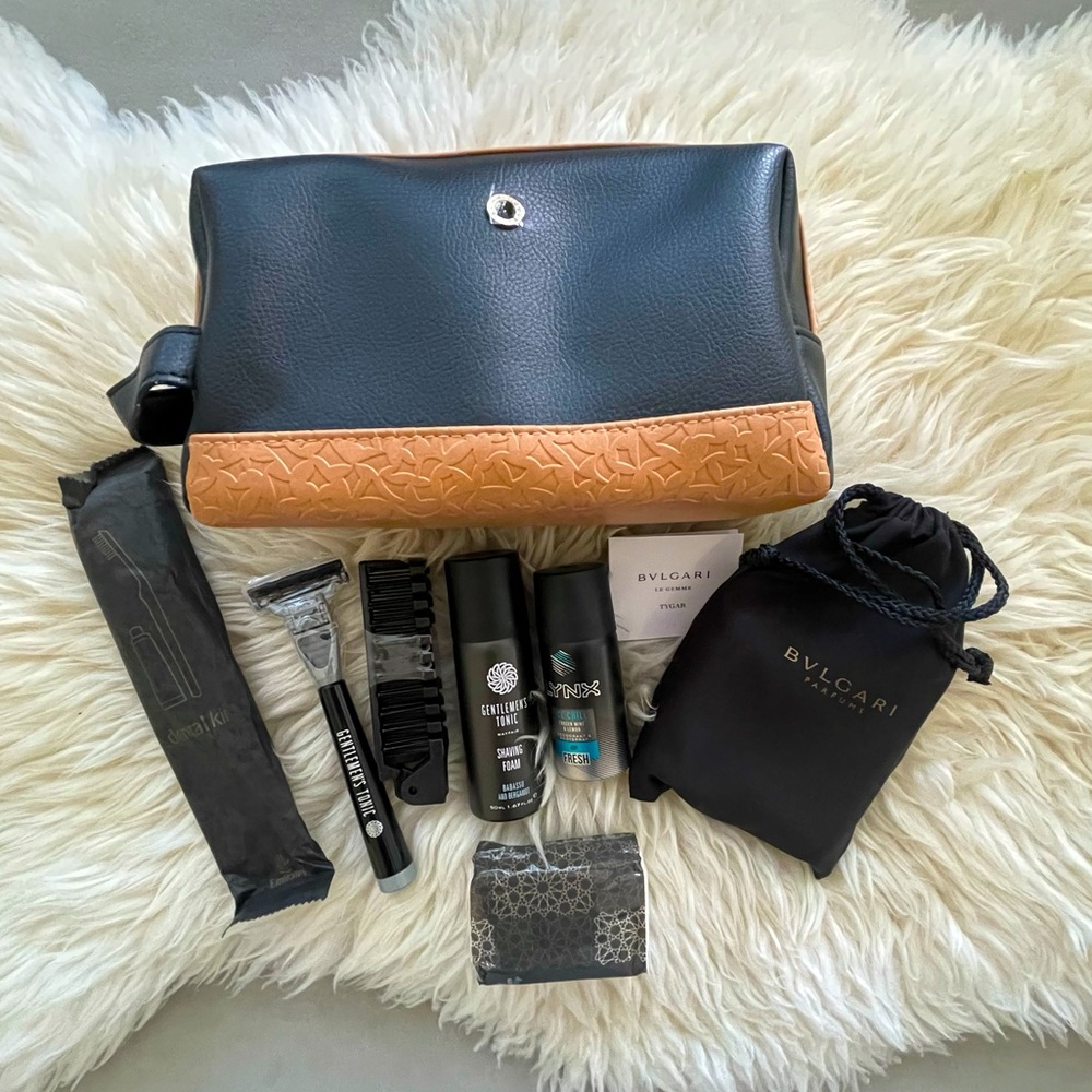 Bvlgari Men’s First Class Amenity Kit